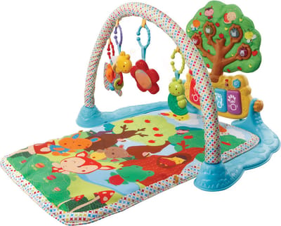 VTech Baby Dierenvriendjes Speelmat - Babygym - Speeltapijt - Speelkleed - Interactief Speelgoed - 6 tot 36 Maanden