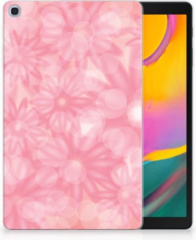 Samsung Galaxy Tab A 10.1 (2019) Siliconen Hoesje Spring Flowers