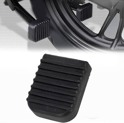 Motorfiets Kickstand Pad - Vergrote Voetsteun - Stabiel Parkeren - Vergrote Basis - 6 x 5 x 2 cm - Zwart