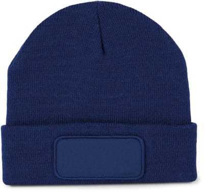 K-up Gerecycleerde muts met patch KP890 - Royal Blue - One size