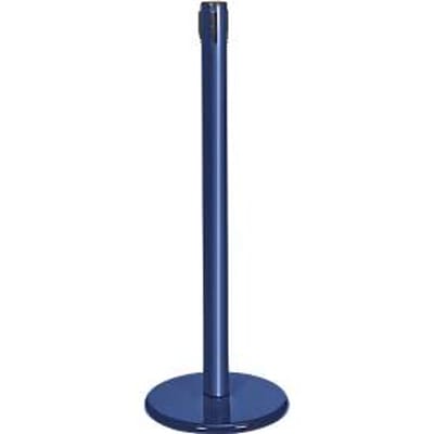 Afzetpaal GLA45, zonder trekband, H 955 mm, met lege cassette, blauw