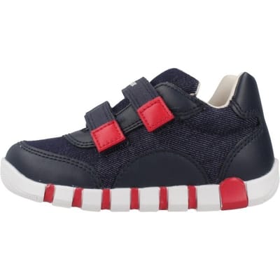 GEOX IUPIDOO DREUMES Sneakers - MARINEBLAUW/ROOD - Maat 21