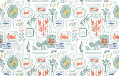Badmat 80x50 cm - Antislip - Patroon - Groen - Mediterraans - Badmatten voor badkamer - Badkamermat - Douchemat - Badkamer mat