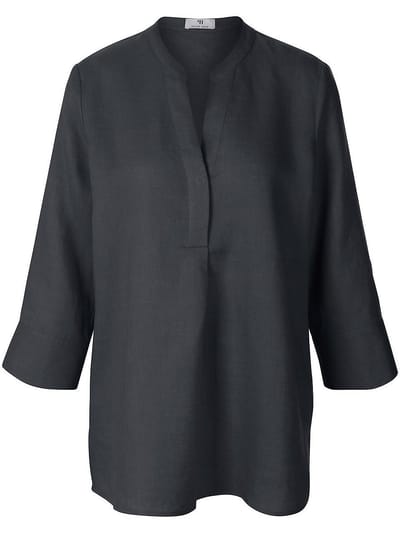 Blouse Van Peter Hahn zwart