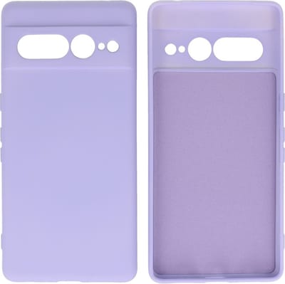 Hoesje Geschikt voor de Google Pixel 7 Pro - Fashion Backcover Hoesje - Colorful Telefoonhoesje - Paars