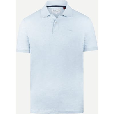 McGregor Melange Jersey Polo Light Blue Size: S | Polo Shirts Outlet | Heren | Blauw