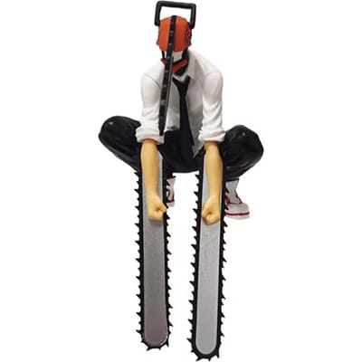 Chainsaw Man Denji Anime Figuur Denji Actiefiguur Chainsaw Man Noodle Stopper Denji Figuurtje Volwassen Verzamelfiguur Model Pop Schattig Speelgoed black