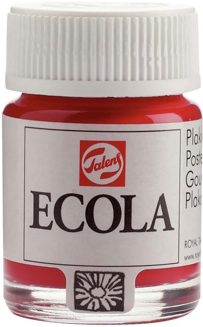 Bruynzeel - Ecola Poster Paint Bottle 16ml Carmine 318