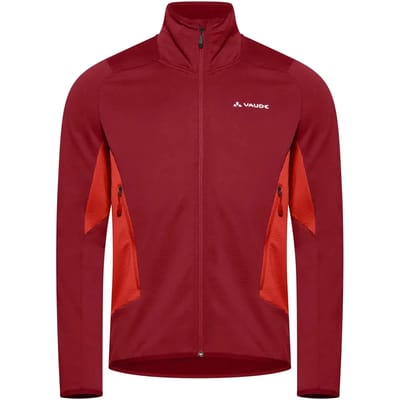 VAUDE Monviso Fleece FZ Jas II, Fleece Jas, Heren Outdoor Sportjassen, Niet Waterdicht, Niet Winddicht, Fleece, Capuchon, Slim Fit