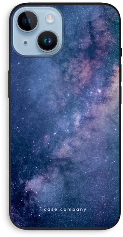 Case Company® - Hoesje geschikt voor iPhone 14 hoesje - Nebula - Biologisch Afbreekbaar Telefoonhoesje - Bescherming alle Kanten en Schermrand