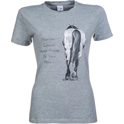 T-shirt dames HKM Horses Leave Hoofprints