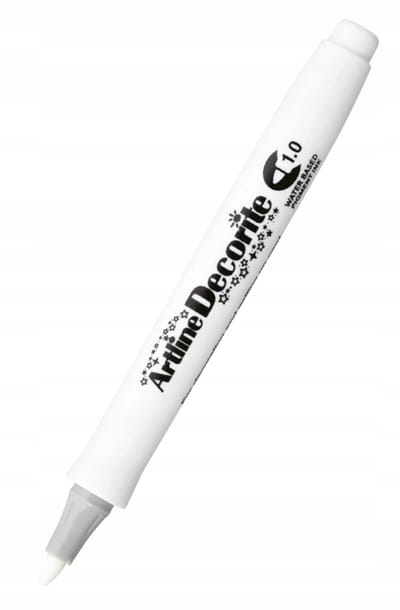 Artline Decorite Marker 1mm Wit - Permanente Decoratie Marker