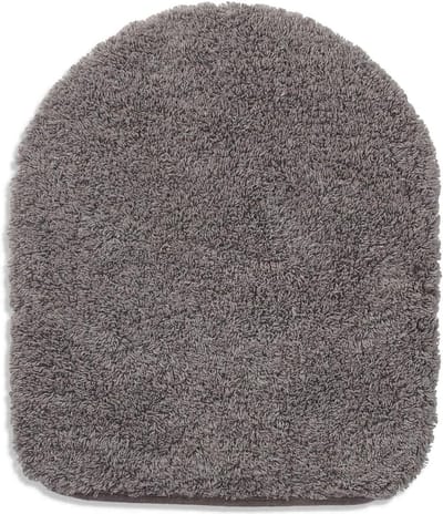 CASA TESSILE Tortora Toilet Lid, 50 x 45 cm, Soft Velvet