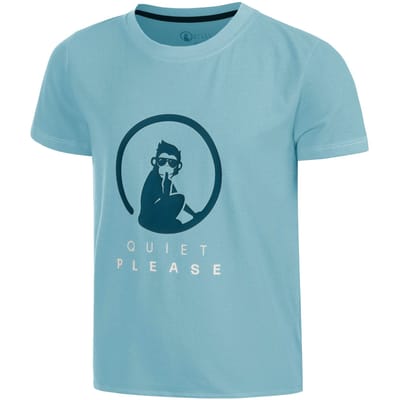 Quiet Please Create Trainings T-shirt Jongens-Lichtblauw,Veelkleurig