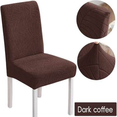Genina Stoelhoezen Stretch Set van 1/4/6 Waterdicht Stofdicht Makkelijk Schoon te Maken Toepassen op Eetkamer Kantoor Hotel Restaurant 1PC