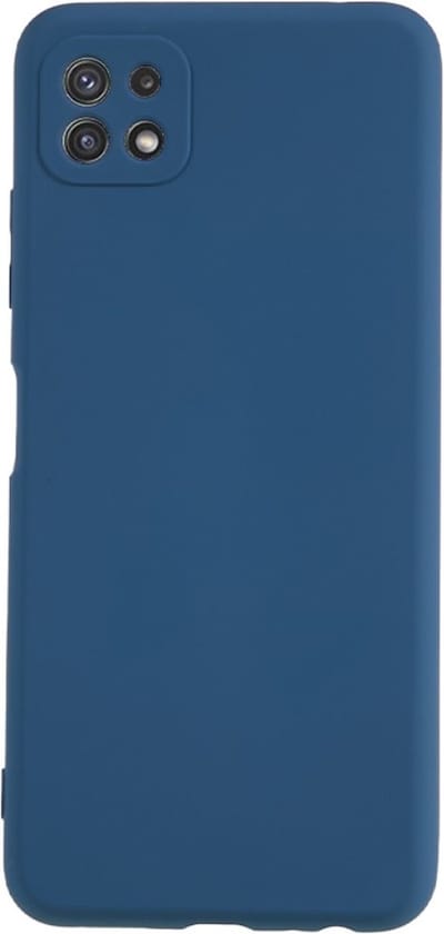 Coverup Hoesje - Geschikt voor Samsung Galaxy A22 5G Hoesje - Coverup Colour TPU Back Cover - Metallic Blue