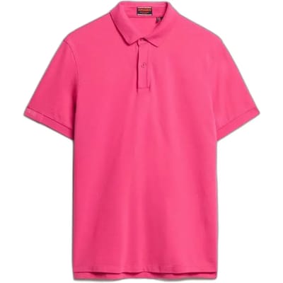 Superdry City Piqué Poloshirt Roze Grootte: M