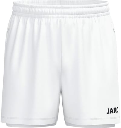 Jako One 2-In-1 Short Heren - Wit | Maat: S