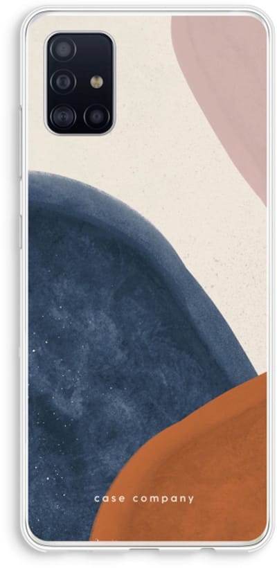 Case Company® - Hoesje geschikt voor Samsung Galaxy A51 4G hoesje - Geo #1 - Soft Cover Telefoonhoesje - Bescherming aan alle Kanten en Schermrand