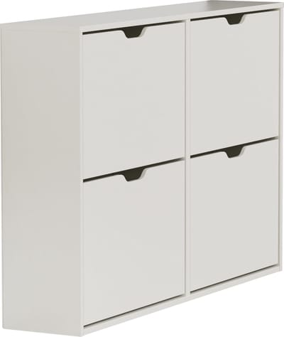 VDD - Schoenenkast - Schoenenkast met deuren - Schoenenkastje - Wit