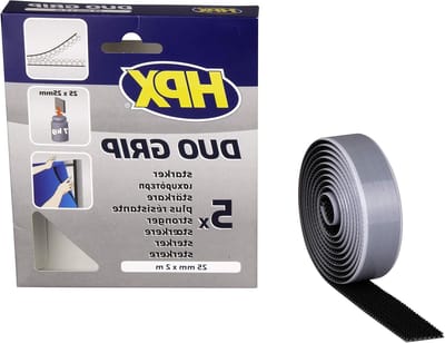 Spanband Zwart - Bevestigingsband Vastzet - Voorwerpen Vervoeren - Verstelbare Clipbevestiging - 25 mm x 2 m - Zwart