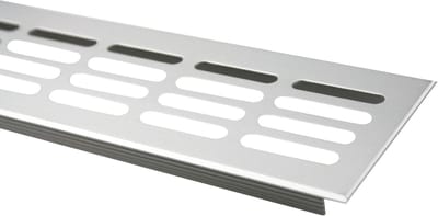 Aluminium Ventilatierooster 60mm Breedte - Diverse Kleuren en Lengtes Beschikbaar