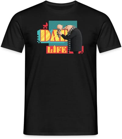 Minions Dad Life Gru En Gru Junior T-Shirt Heren