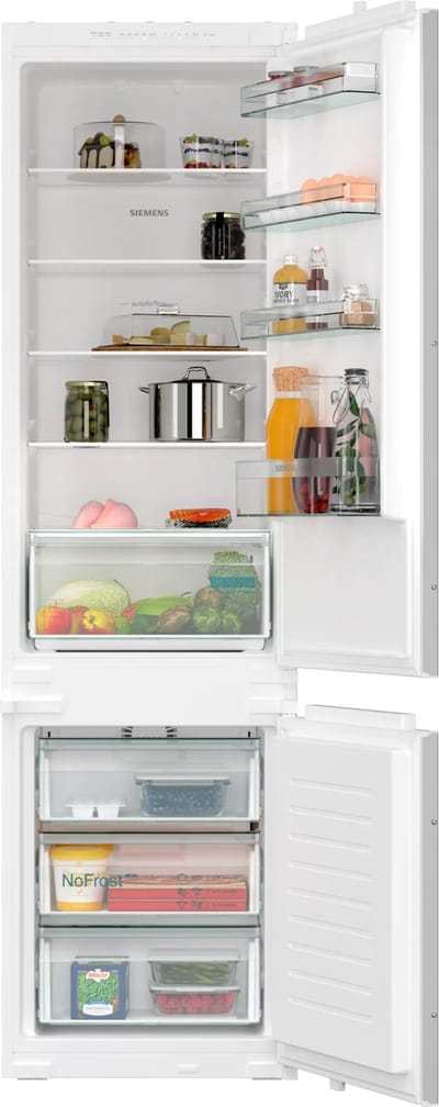 Siemens KI96NNSE0 - iQ100 - Inbouw koel-vriescombinatie - Zeer stil - noFrost: nooit meer ontdooien