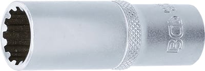 BGS Dopsleuteldop Gear Lock, diep - 3/8 - 15 mm