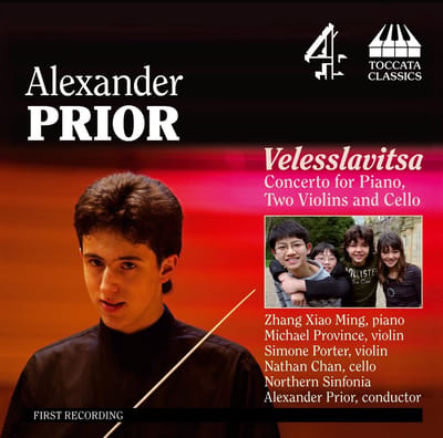 Zhang Xiao Ming, Michael Province, Simone Porter, J.D. Nathan Chan, Northern Sinfonia - Alexander Prior: Velesslavitsa, concerto For piano, two violins and cello (CD)