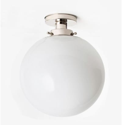 Plafonnière Bol Ø 35 20's Nikkel - Art Deco Trade