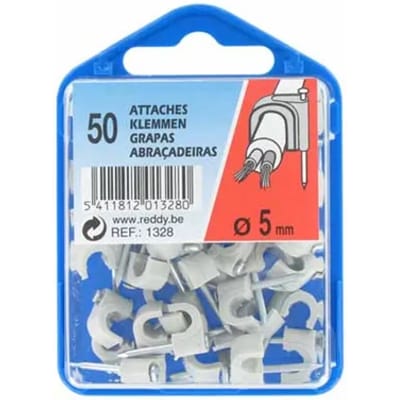 Reddy Clips 5mm Grijs 50st.