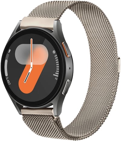 SBG Universeel 20MM Horloge Bandje / Smartwatch Bandje | Milanees Roestvrij Stalen Horlogebandje Magnetisch - Sterrenlicht