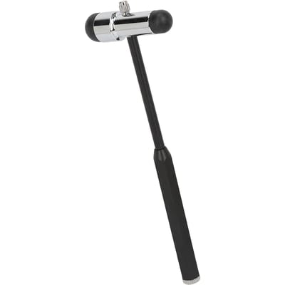 Neurologische Reflexhamer Aluminiumlegering Nauwkeurig Testen Comfortabele Grip Medische Hamer voor zwart