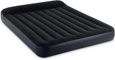 Luchtbed - Opblaasbaar matras - Comfortabel slapen - Ingebouwde pomp - 203x152x25 cm - Blauw