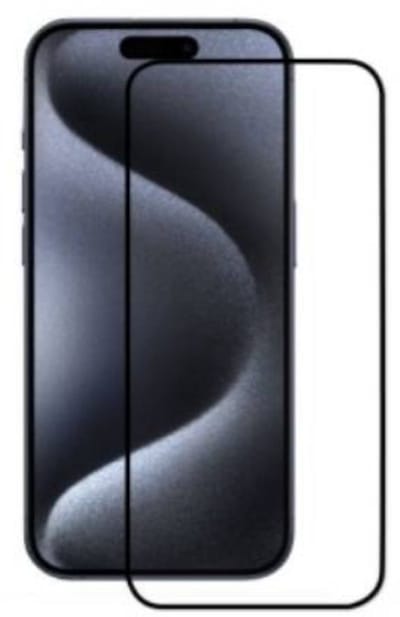 MYWAY, Screenprotector geschikt voor iPhone 15 - 3D Easy Glass (Case Friendly), Transparant