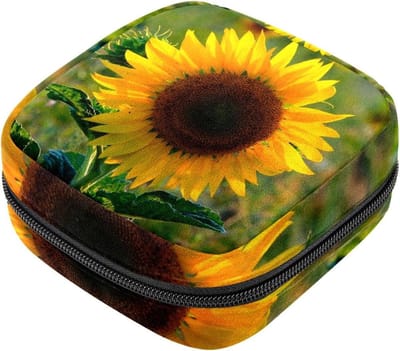 Opbergtas Maandverband - Periode Kit - Persoonlijke Hygiëne - Zachte Fluweel Mix - 17x17x12 cm - Meerkleurig