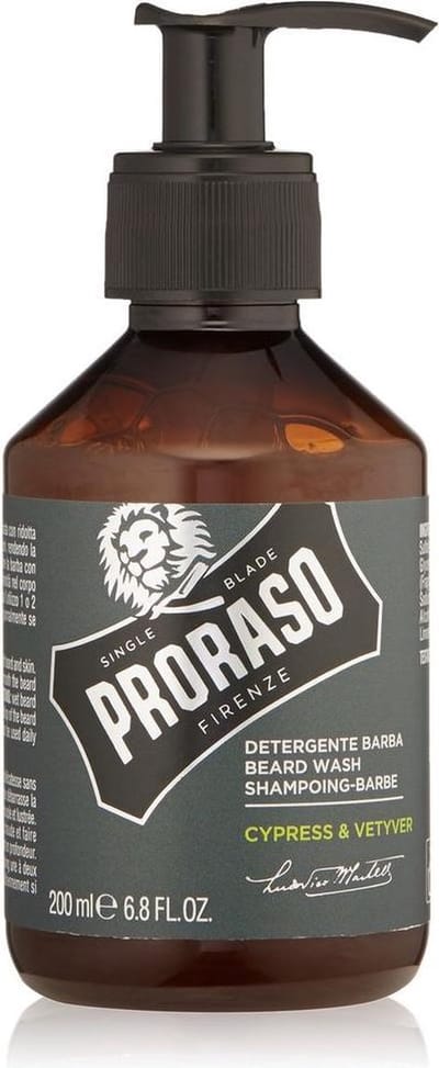 Baard Shampoo Cypress & Vetyver Proraso (200 ml)