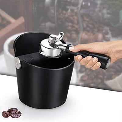 Koffie Klopper voor Espresso - Antislip Koffiebak met Verwijderbare Klopstang