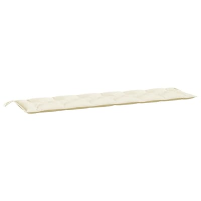 vidaXL - Tuinbankkussen - 200x50x7 - cm - oxford - stof - crèmekleurig