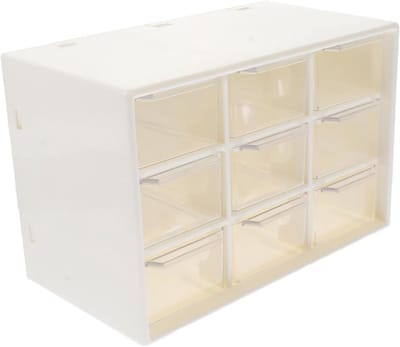 Opbergdoos - Opberger Container - Sieraden Organiseren - Stevige Plastic Structuur - 12x12x10 cm - Transparant