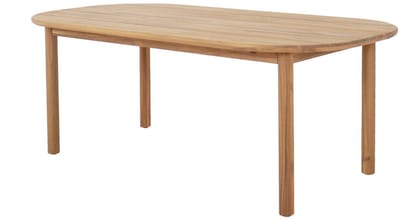 sweeek - Rechthoekige 6-persoons tuintafel acaciahout - sorrento