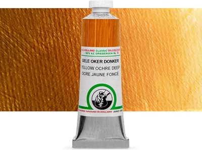 Oil paint Old Holland 40ml – 054 Yellow Ocher Deep