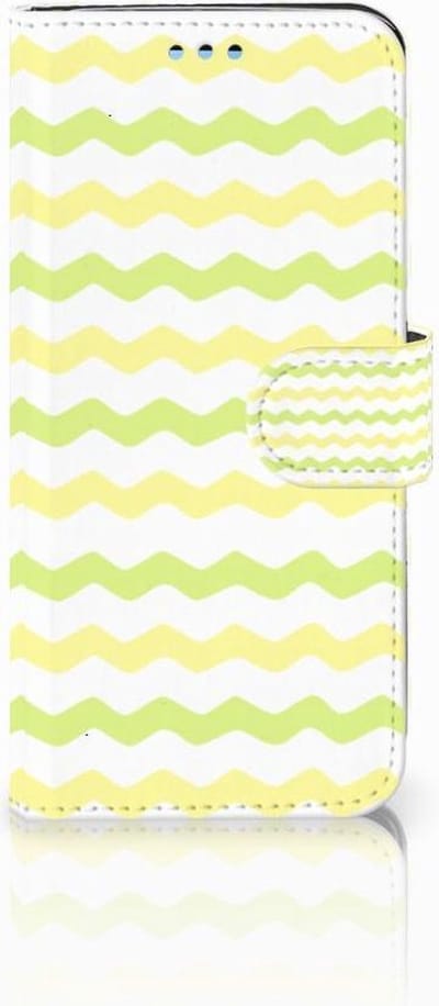 Book Case voor Samsung Galaxy S9 Telefoon Hoesje Waves Yellow
