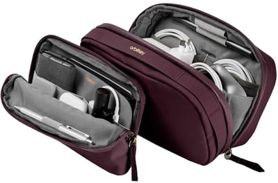 Orbitkey 2-in-1 Organizer Etui plum