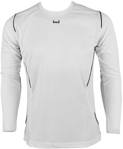 KWD - Sportshirt Mundo lm - Maat XL - Wit/zwart
