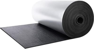 Isolatiefolie Luchtkussen - Reflecterende Folie - Warmte Regulatie - Dubbele Aluminium Laag - 1x5 Meter - Zwart