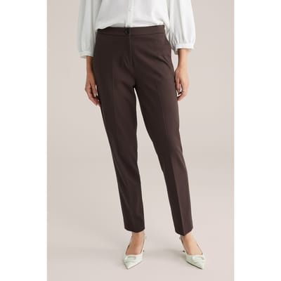 WE Fashion Trouser Dark Brown Taglia: 32 | Pantaloni da completo Outlet | Donna | Marrone