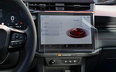 Puma Titanium ST ST-Line X 2025 2026 Navigatie Beschermfolie 12 inch SYNC 4 Nano Plastic Schermbeschermer 6H Krassenbestendig Accessoires voor Auto [2 Pack]