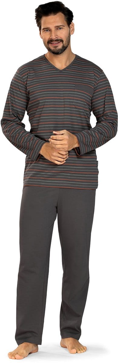 Heren Pyjama 'Night Moon Stripes'